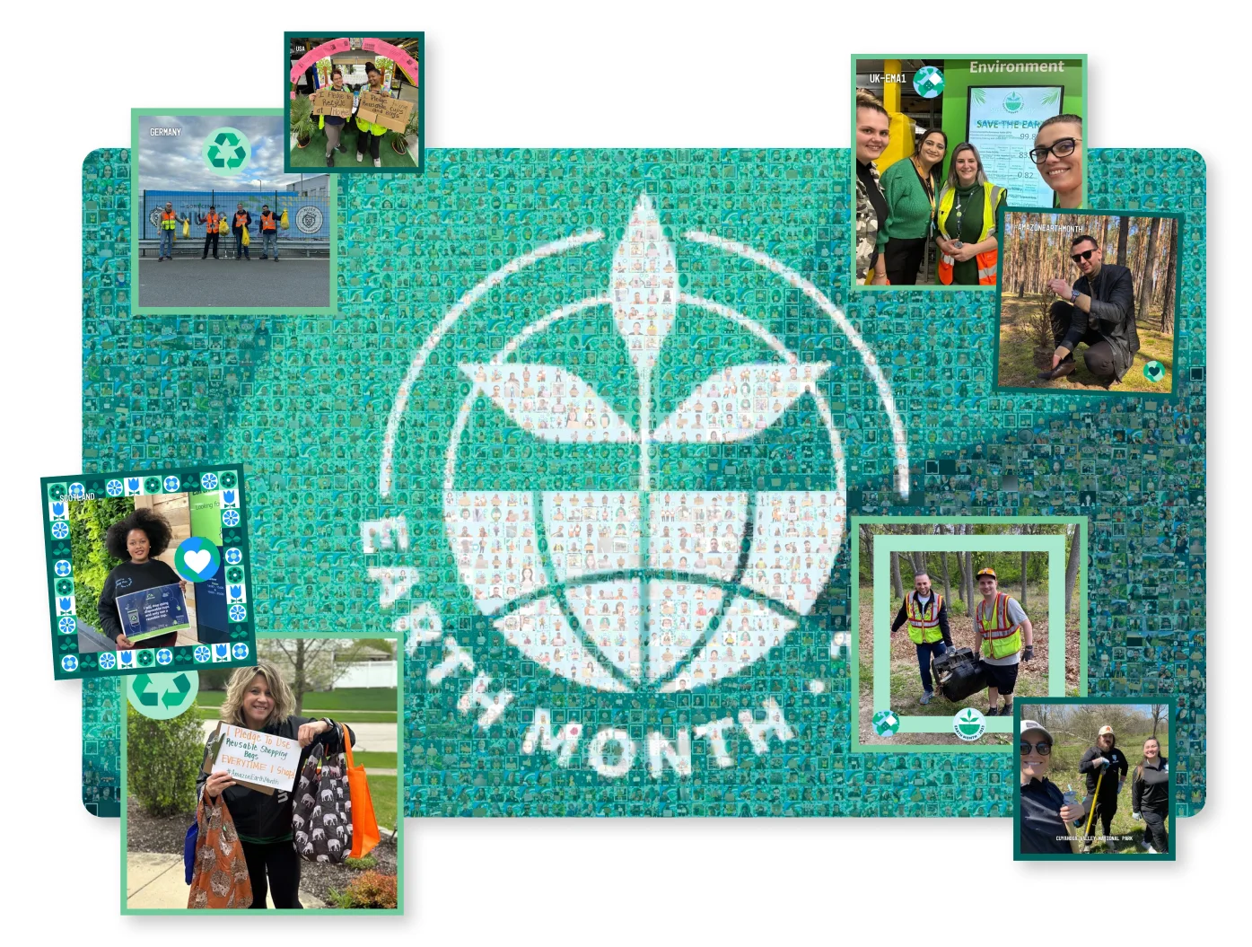 branded virtual photo mosaic