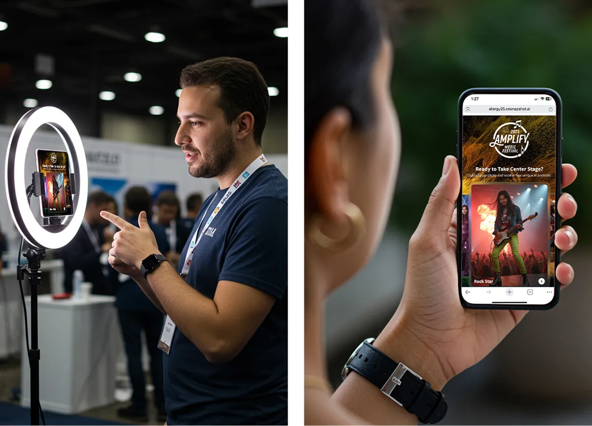 snapbar is a photo booth, engagement tool that can be used and accessed anywhere in the world from any device