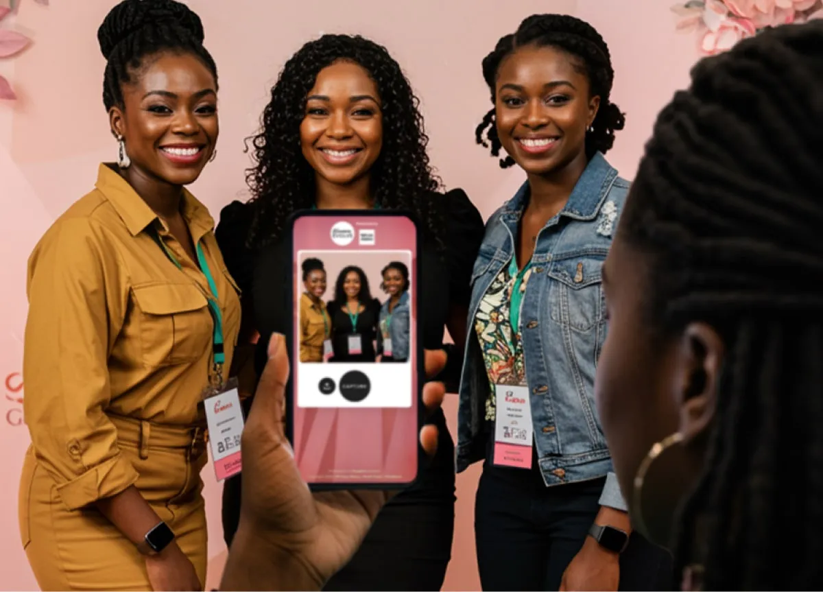 design your entire custom photo booth activation to match your event and branding