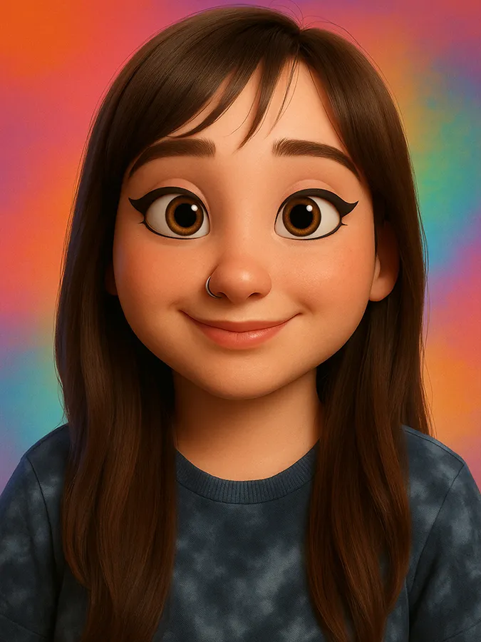 Snapbar AI photo booth caricature generator example
