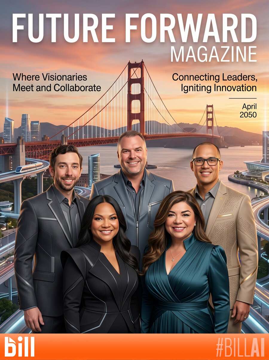 A magazine cover AI portrait concept